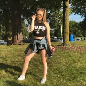 Black Hollister Highrise Short Short